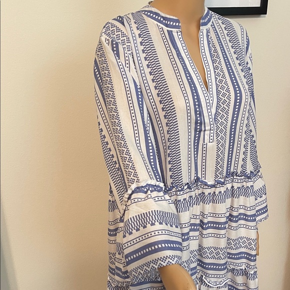 NWT Salty Lemon Blue & White Striped Dress - Picture 9 of 13